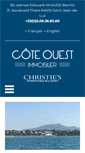 Mobile Screenshot of coteouest-immobilier.com