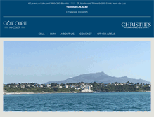 Tablet Screenshot of coteouest-immobilier.com